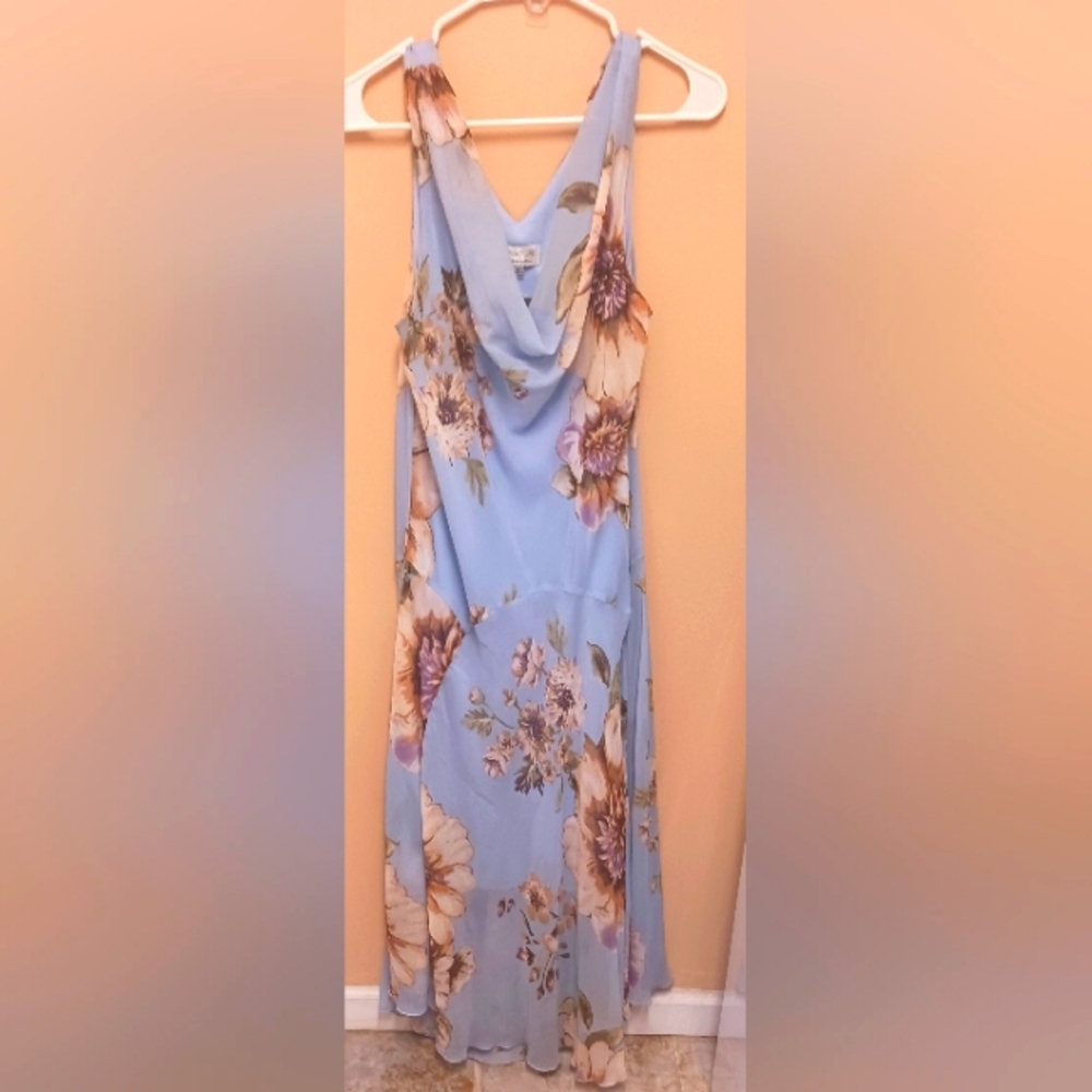 Lavender floral dress